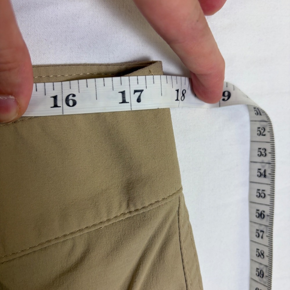 Columbia Saturday Trail II Stretch Hiking Pants Tan Khaki Womens 14 Gorp - Picture 4 of 11